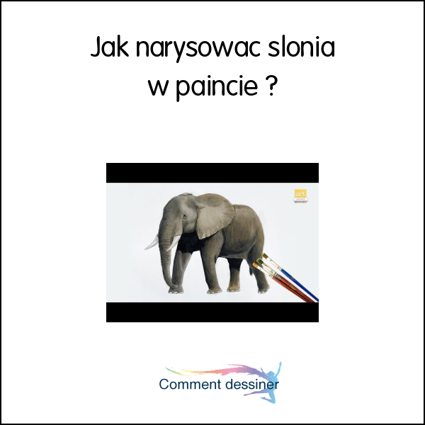 Jak narysować słonia w paincie